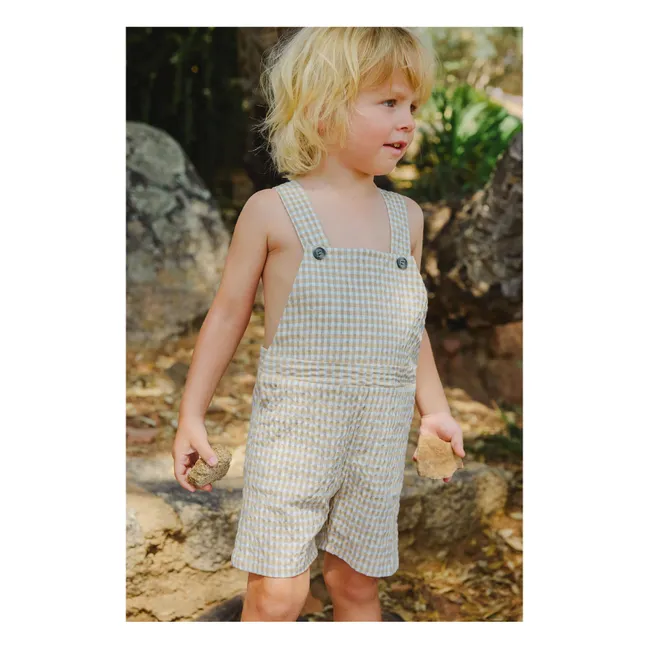 Vichy overalls | Yellow