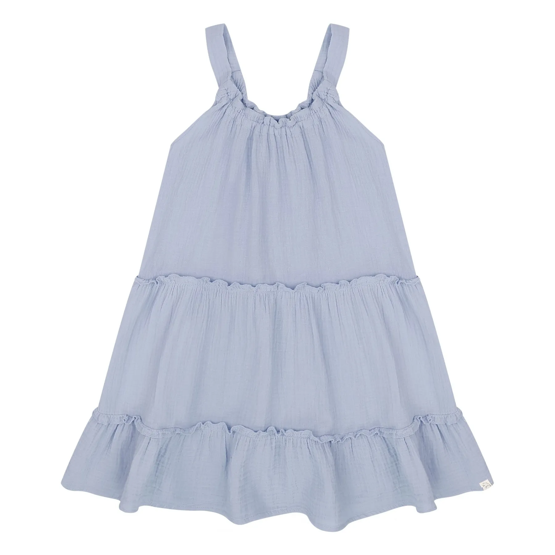 Jenest Grey Blue Maddy Organic Cotton Dress