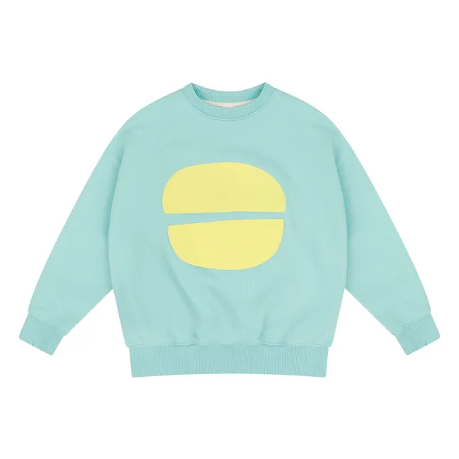 Felpa Jules in cotone organico | Turquoise