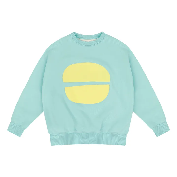 Felpa Jules in cotone organico | Turquoise- Immagine del prodotto n°0