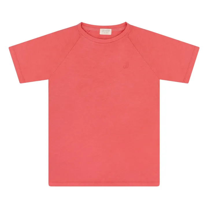 Nurture organic cotton T-shirt | Coral- Product image n°0