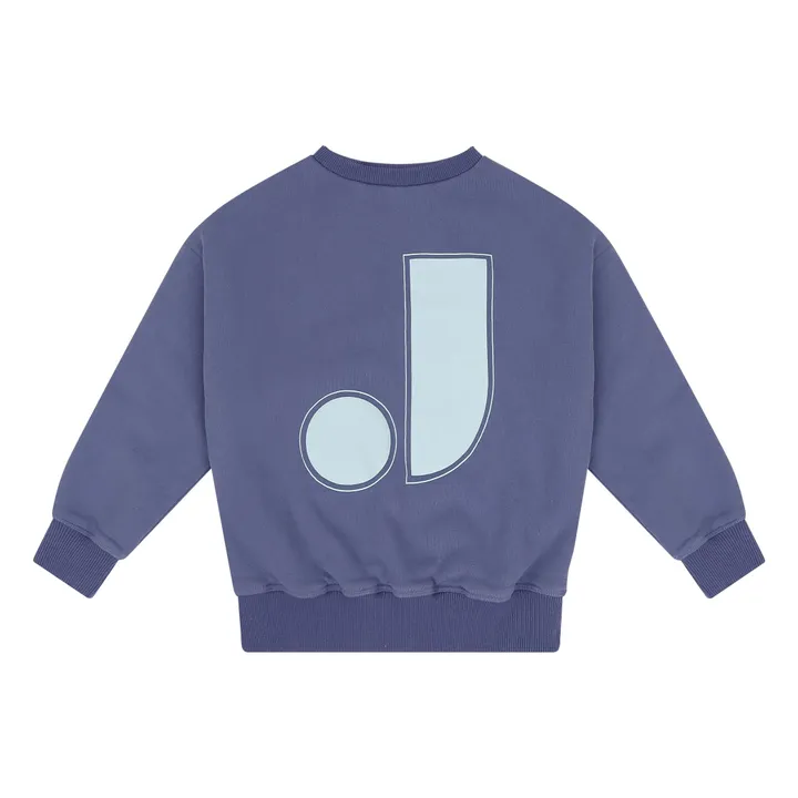 Jules organic cotton sweatshirt | Midnight blue- Product image n°0