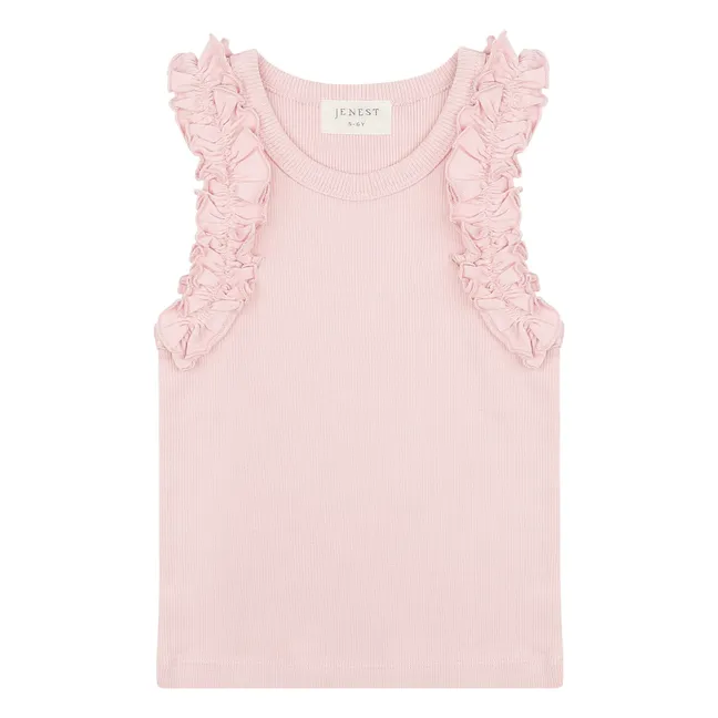 Top Bibi Coton Bio | Rose bonbon