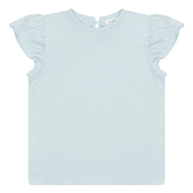 Top in cotone organico Flo | Azzurro