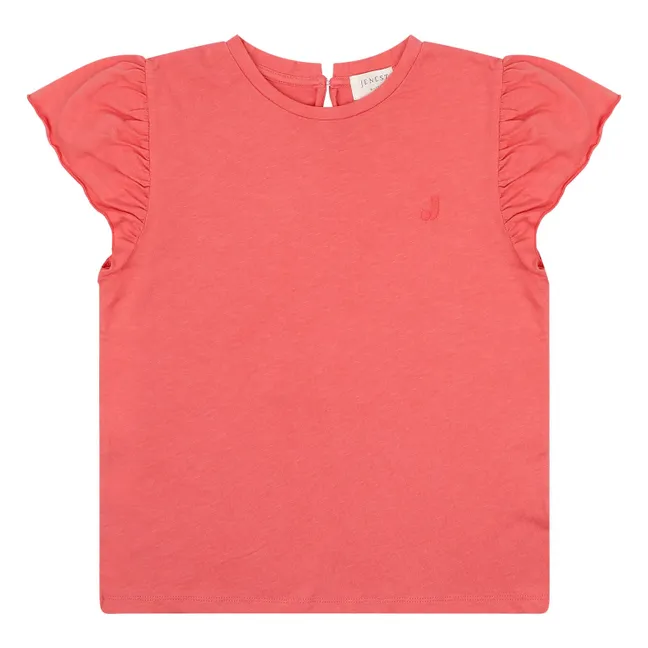Maglietta in cotone organico Flo | Rosa
