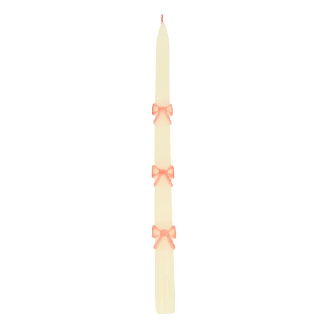 Kerzen Pink Bow - 2er-Set