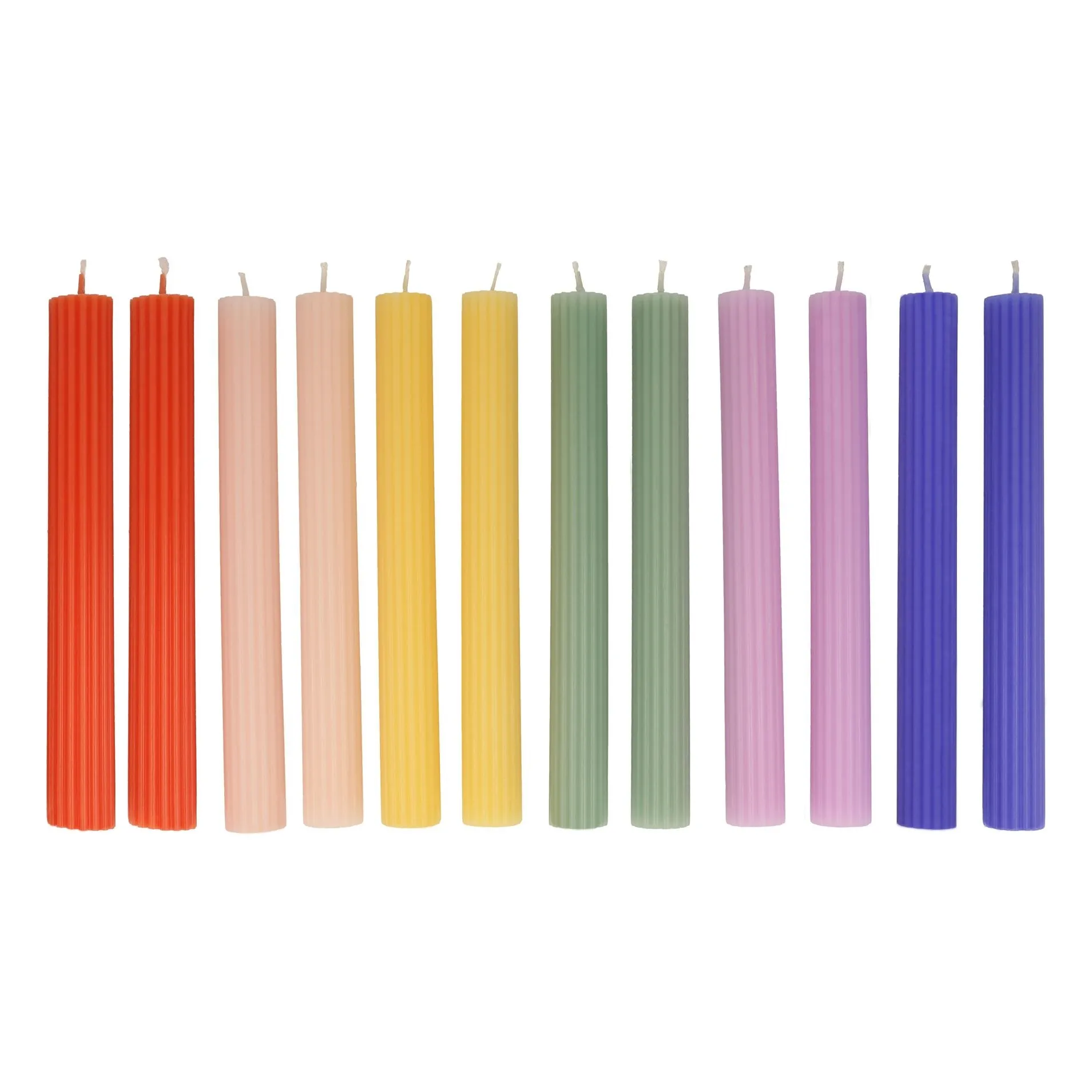 Meri Meri Multicoloured Candles - Set Of 12