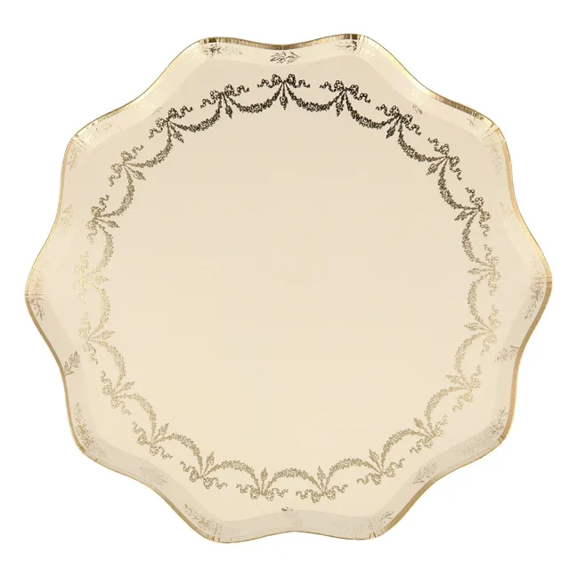 Kleine Teller - Meri Meri x Ladurée - 8er-Set