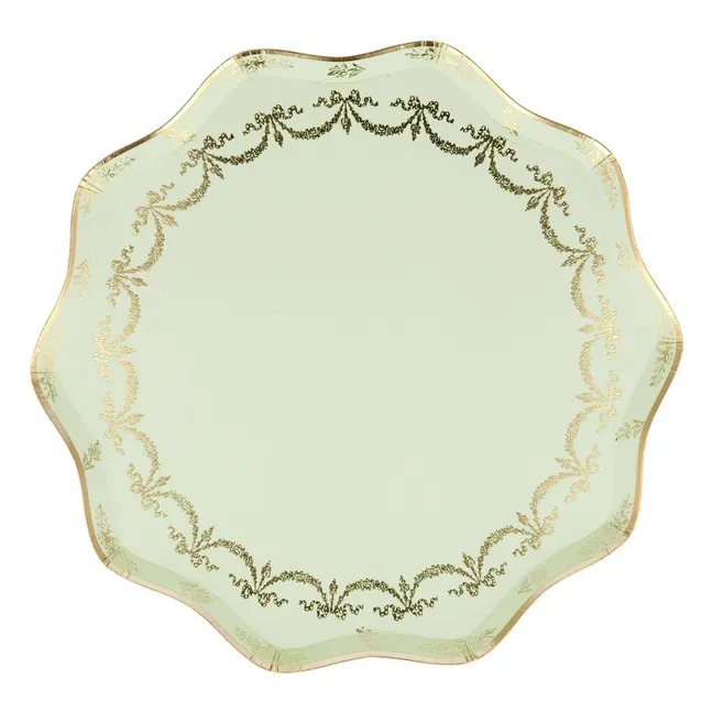 Kleine Teller - Meri Meri x Ladurée - 8er-Set