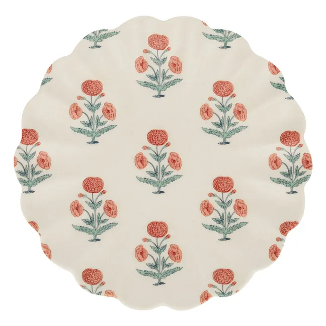 Small reusable plates - Meri Meri x Molly Mahon - Set of 6