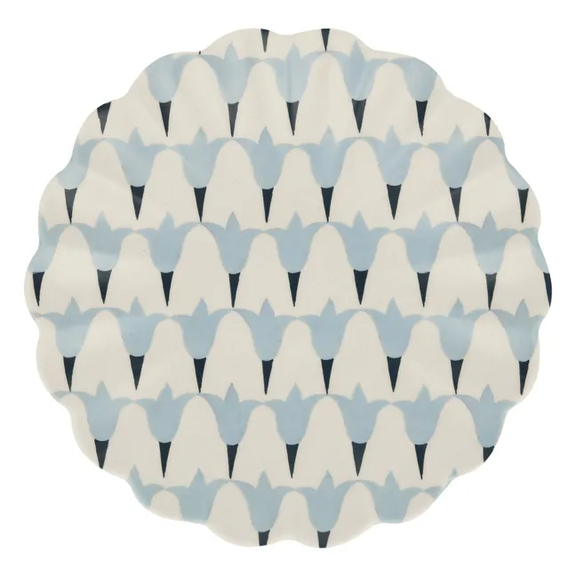 Small reusable plates - Meri Meri x Molly Mahon - Set of 6