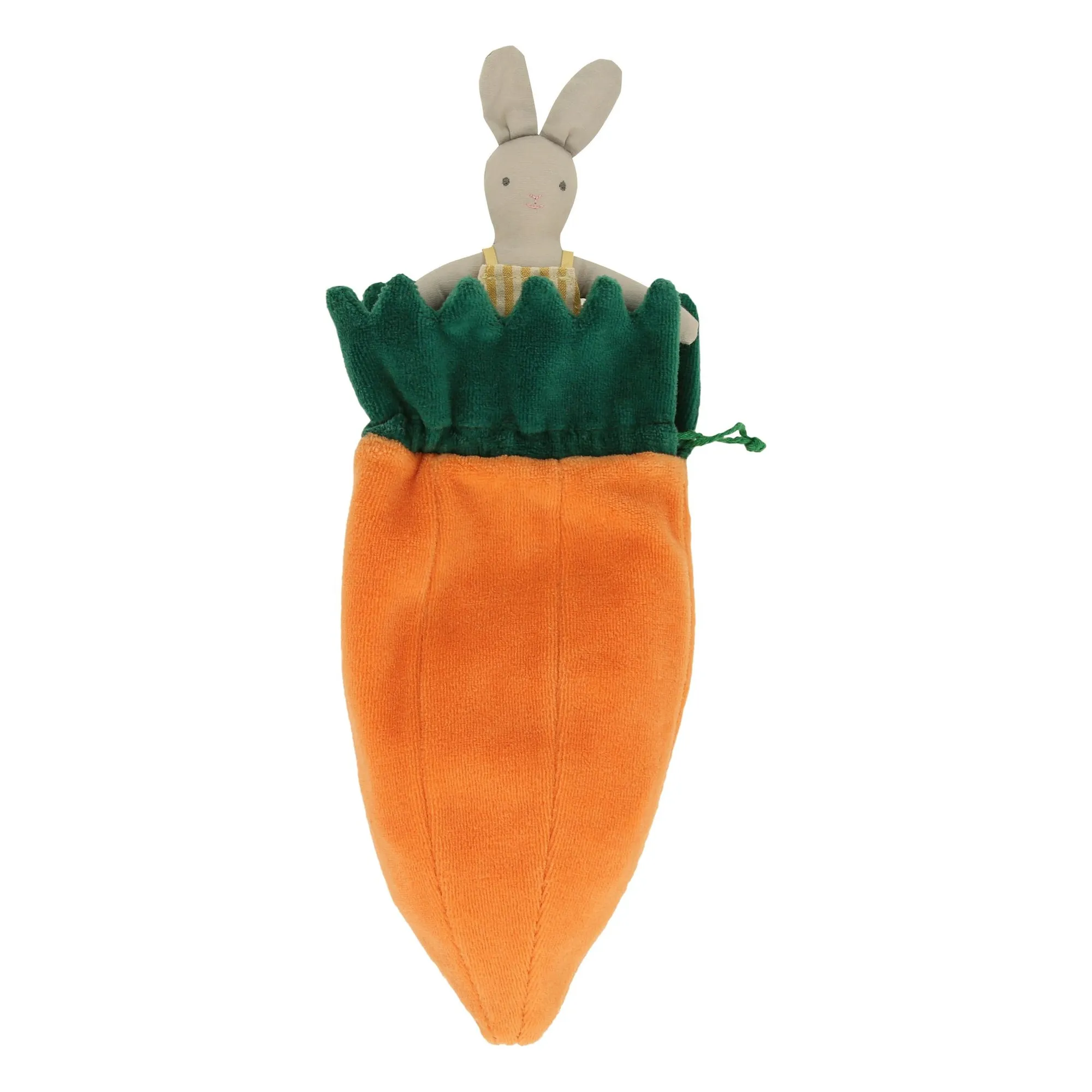 Meri Meri Orange Doudou Lapin And His Pouch