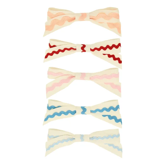 Pinzas para el pelo con lazos - Set de 5