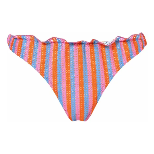 Braga de traje de baño de ganchillo Rosie Malibu Fibras recicladas | Azul