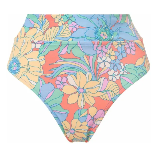 Bas de Maillot Taille Haute Diana Miami Fibres Recyclées | Bleu