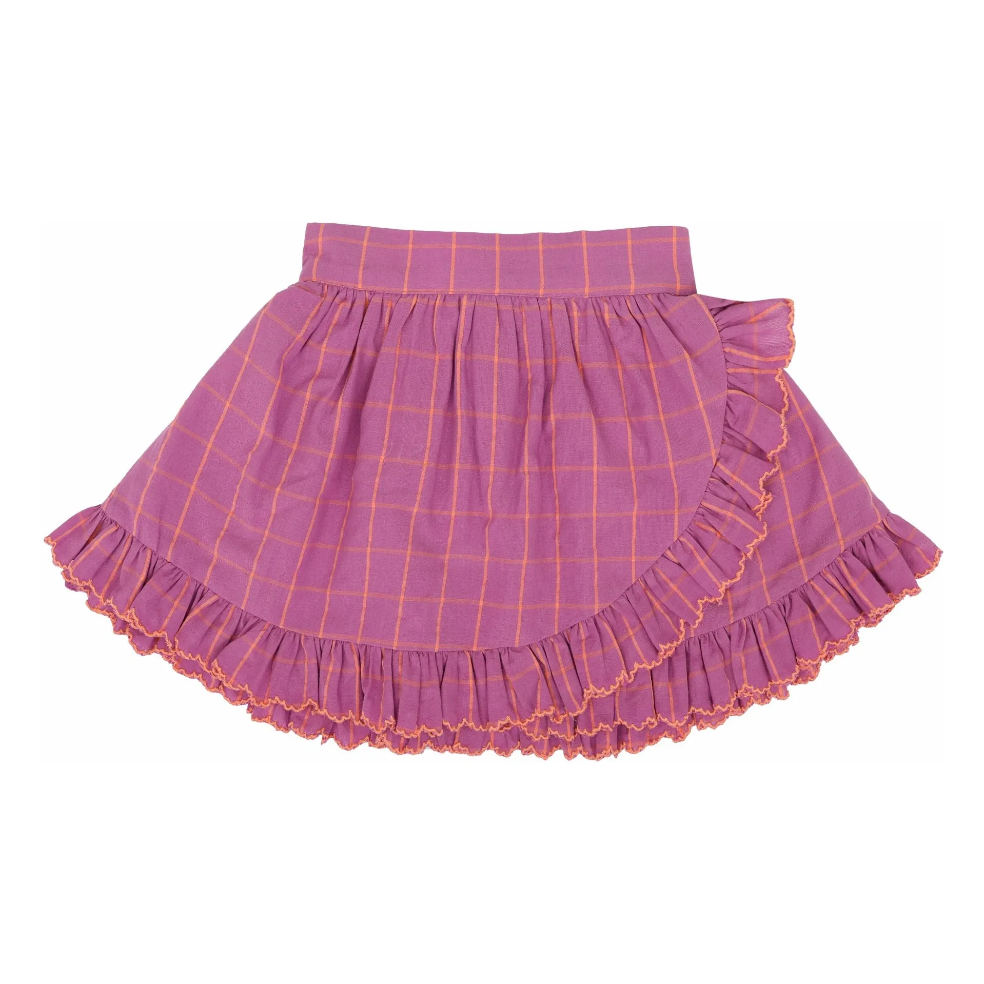 Jenest Mauve Skirt Sisi Carreaux