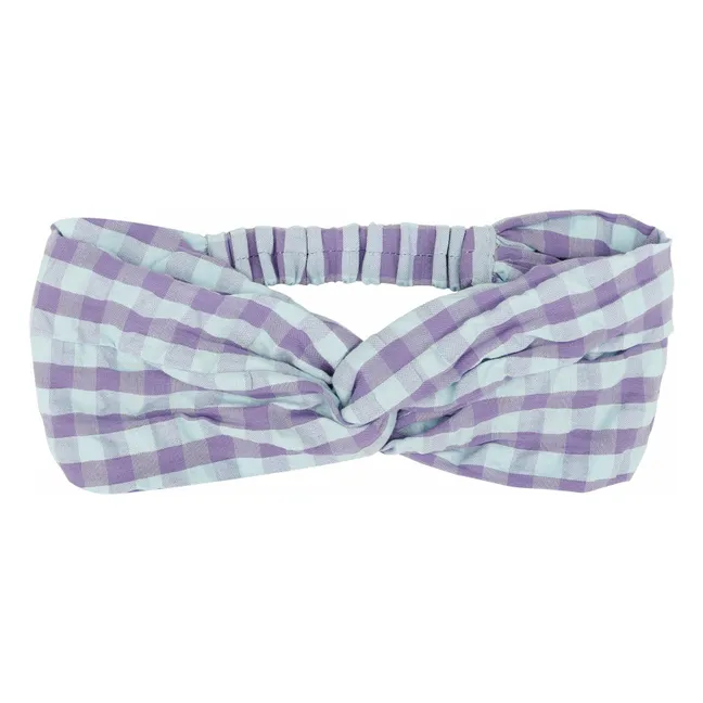 Bandeau Vichy | Bleu Clair