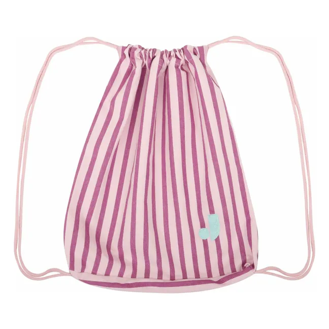 Borsa da ginnastica J Stripe | Malva