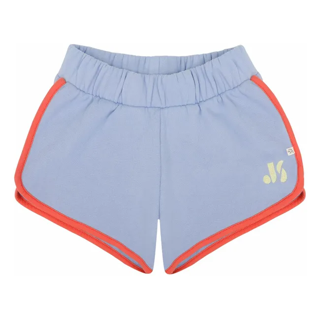 Short Kim Coton Bio | Bleu Clair