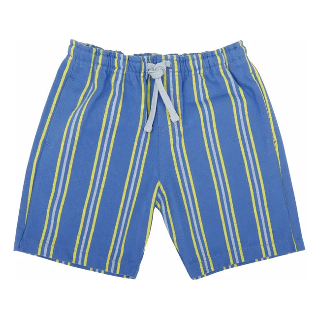 Short Knox Rayure | Bleu