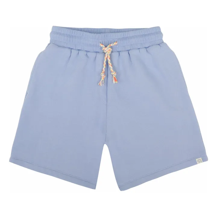 Pantaloncini in cotone organico Xavi | Azzurro- Immagine del prodotto n°0