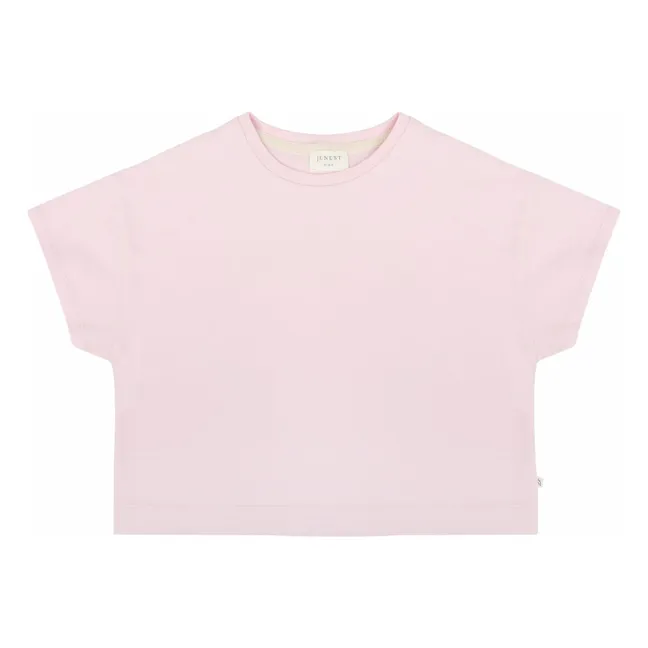 Camiseta Livia de algodón orgánico | Rosa Bombón