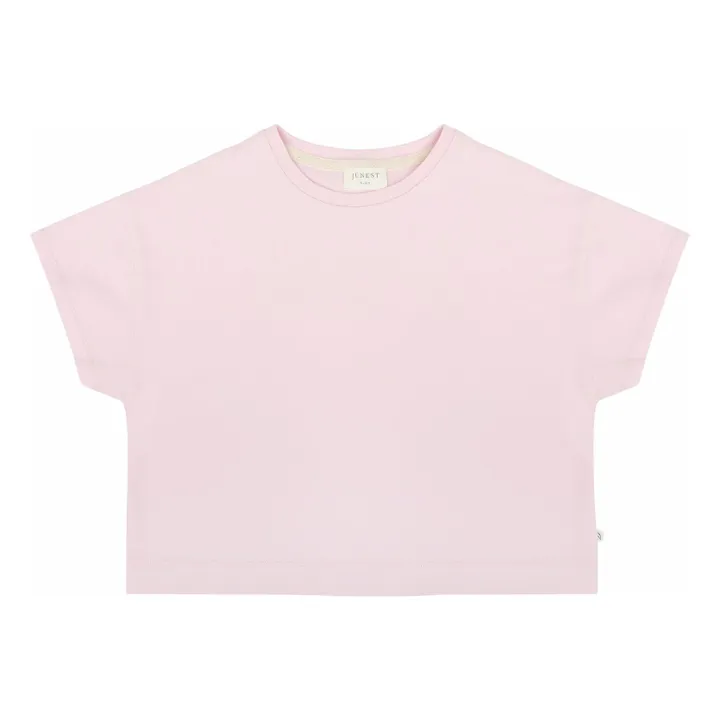 Livia organic cotton T-shirt | Candy pink- Product image n°3