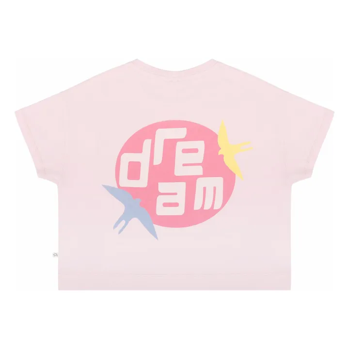 Livia organic cotton T-shirt | Candy pink- Product image n°0