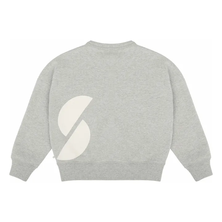 Sweat Badge Bio-Baumwolle | Grau- Produktbild Nr. 3