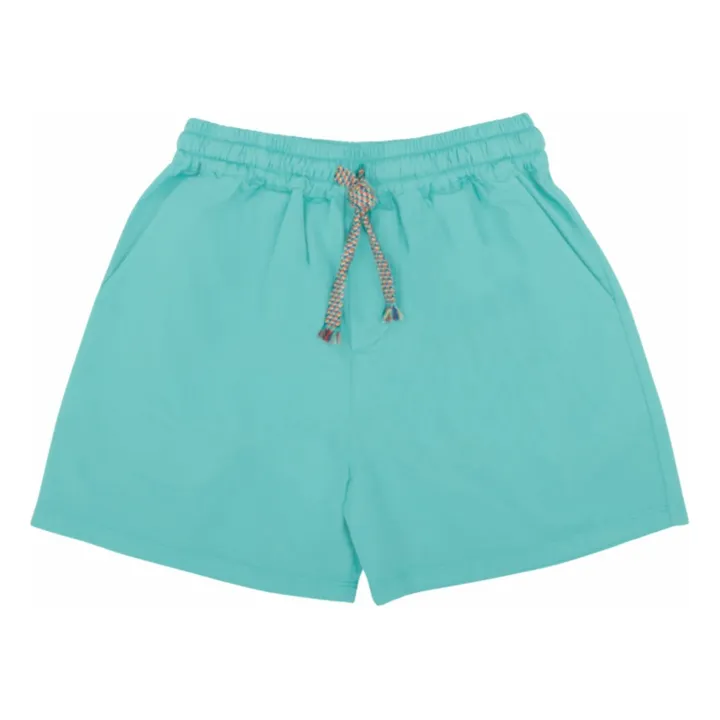 Pantaloncini Bob in cotone biologico | Turquoise- Immagine del prodotto n°0