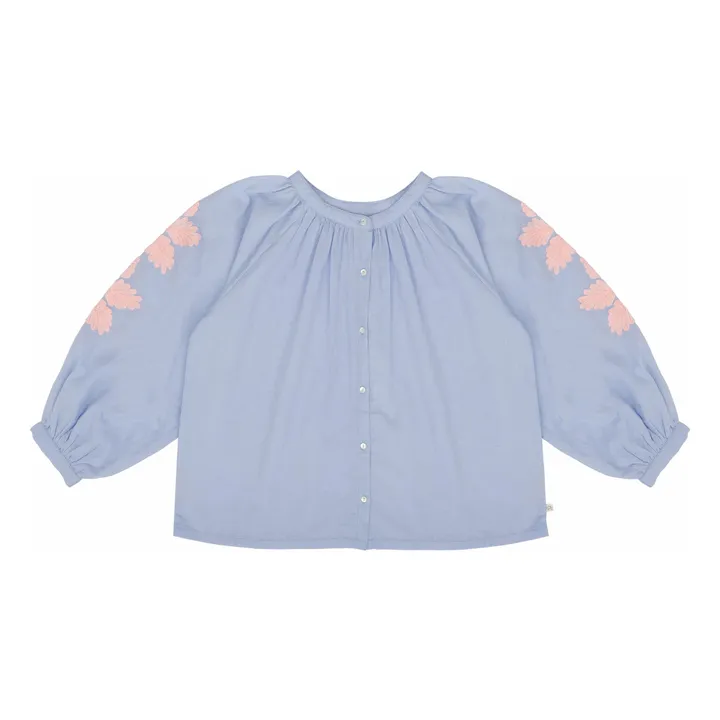 Bluse Coco Bio-Baumwolle | Hellblau- Produktbild Nr. 0
