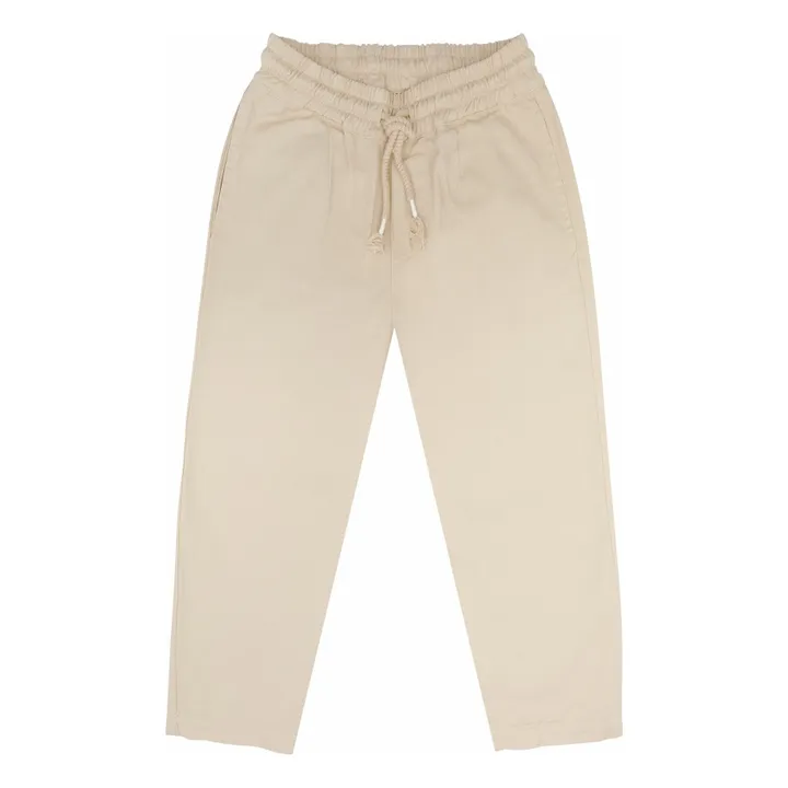 Pantaloni chino in cotone biologico | Beige- Immagine del prodotto n°0