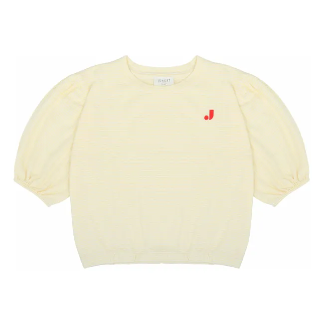 Blouse Eve Coton Bio | Jaune pâle