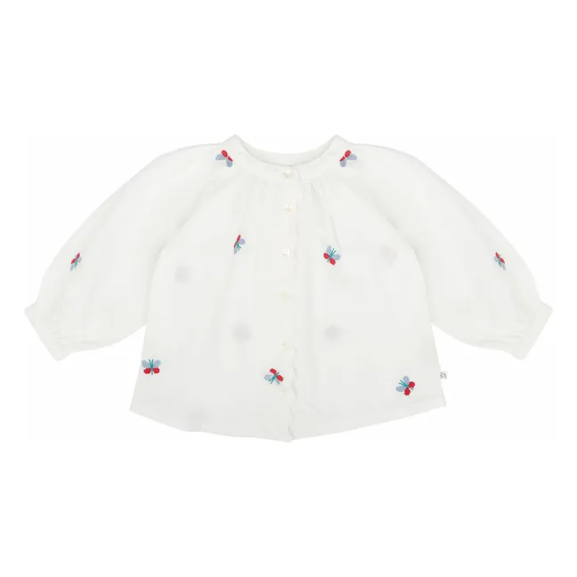 Camicetta a farfalla | Bianco