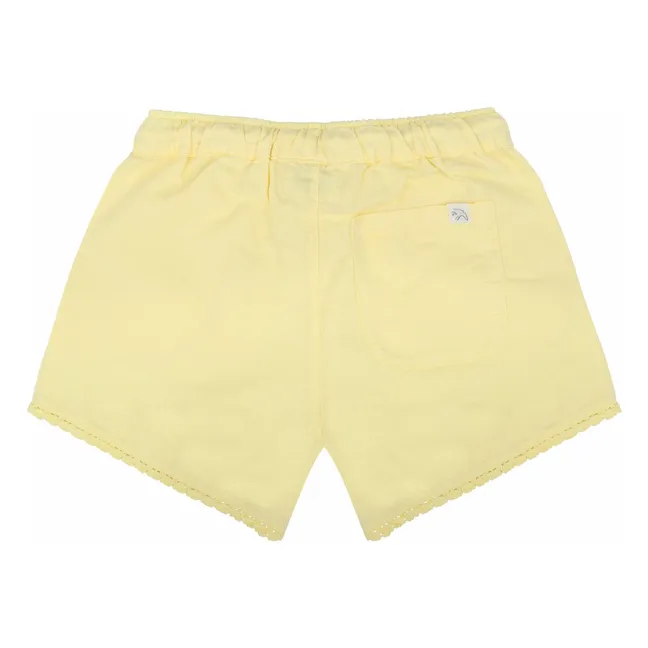 Short Mimi Coton Bio | Jaune pâle