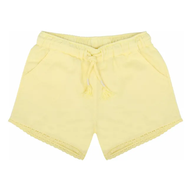 Short Mimi Coton Bio | Jaune pâle