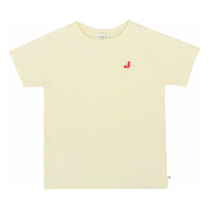 Nurture organic cotton T-shirt | Pale yellow- Product image n°0