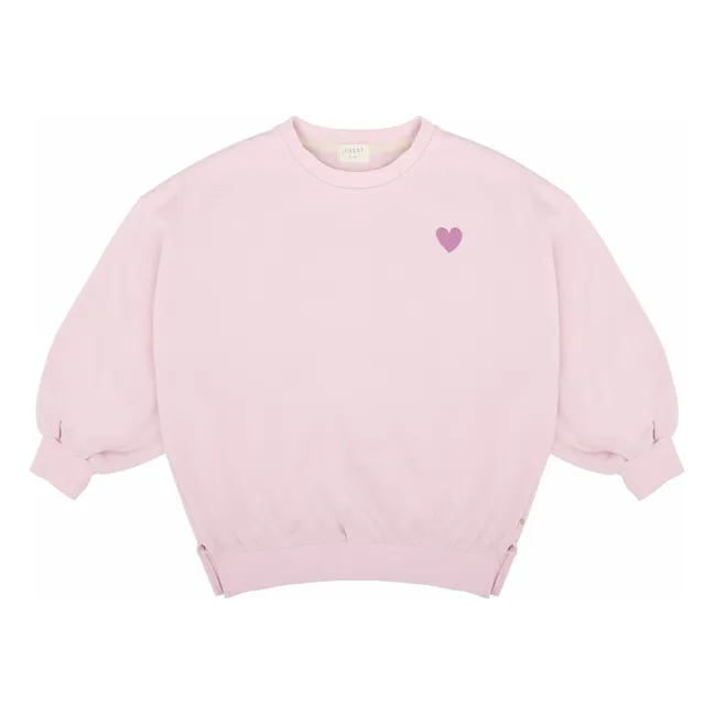 Sweat Pippa Coton Bio | Rose bonbon