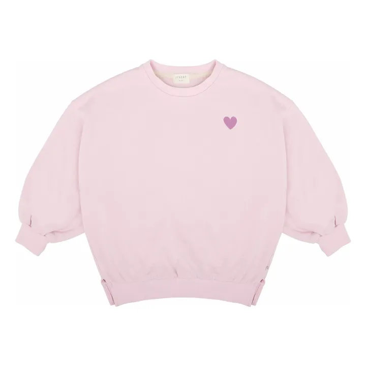 Felpa Pippa in cotone biologico | Rosa confetto- Immagine del prodotto n°0