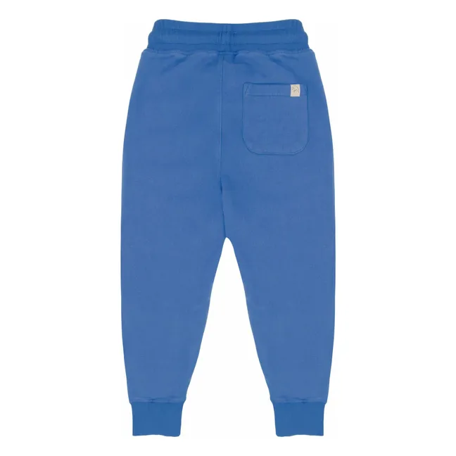 Jogger Badge Bio-Baumwolle | Blau