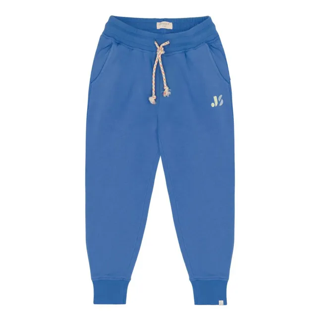 Jogger Badge Bio-Baumwolle | Blau