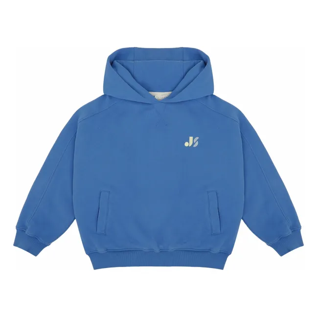 Felpa con cappuccio in cotone organico Taka | Blu