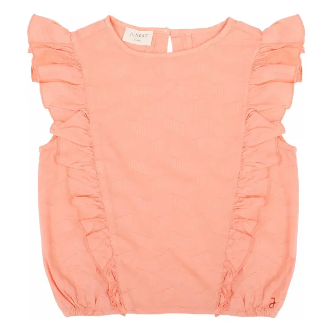Top Faye Coton Bio | Corail