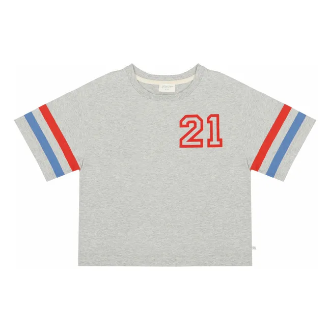 T-shirt Mase Rayure Coton Bio | Gris