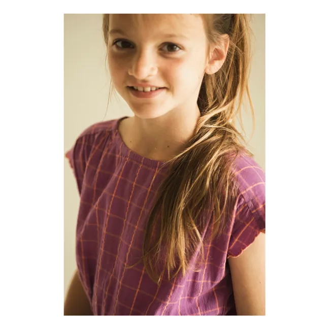 Kleid Kiki Kariert | Mauve