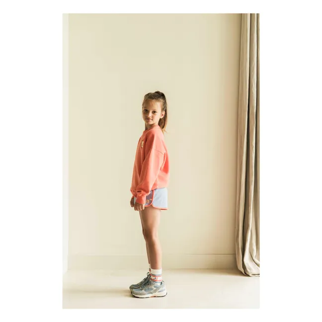 Short Kim Coton Bio | Bleu Clair