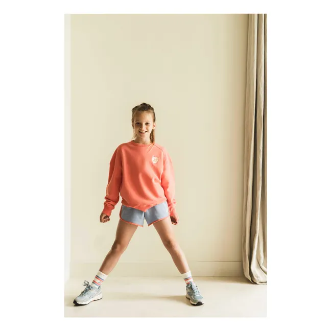 Short Kim Coton Bio | Bleu Clair