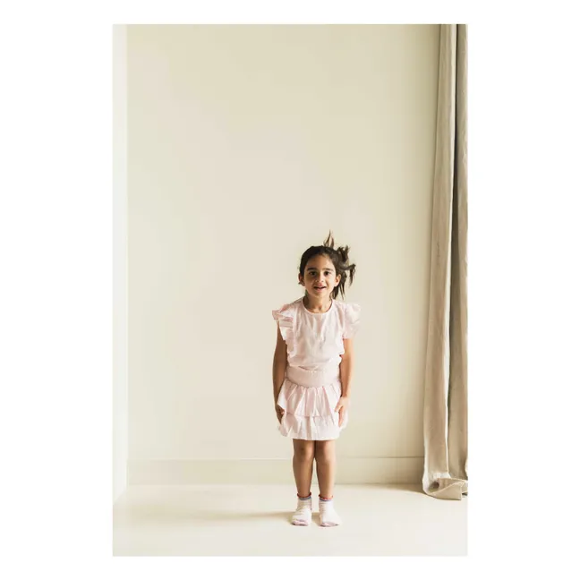 Jupe Elle Coton Bio | Rose bonbon