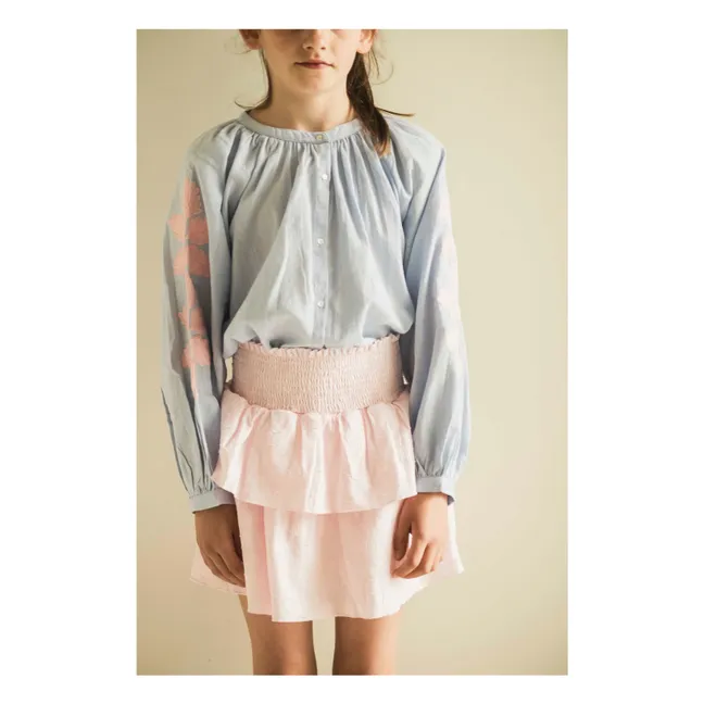 Jupe Elle Coton Bio | Rose bonbon