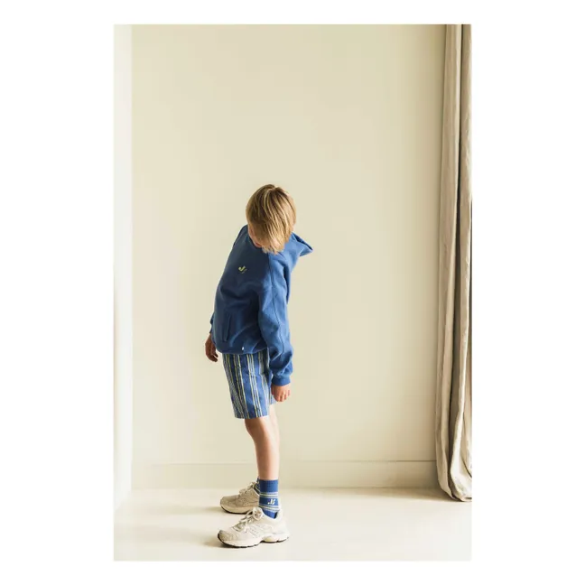 Short Knox Rayure | Bleu